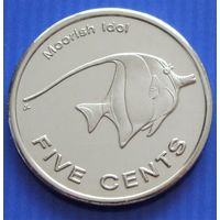 Федеративные Штаты Микронезии. 5 центов 2012 год "Рогатый занкл" Тираж: 10.000 шт