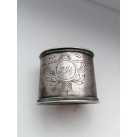 Кольцо для салфеток Серебро 84 царизм до 1917 года с историей