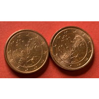 Германия, 1 евроцент - 2017AJ