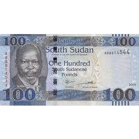 Южный Судан 100 фунтов образца 2019 года UNC p15