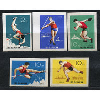 Спорт. Северная Корея. 1965. Полная серия 5 марок. Чистые