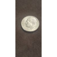 США 10 центов 2002г. D