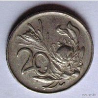 ЮАР 20 центов 1974 (большая монета)