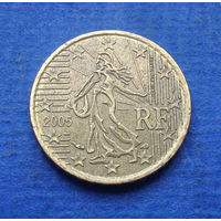 Франция 10 евроцентов 2005