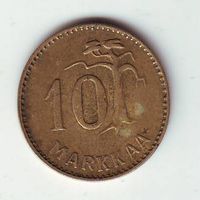 Финляндия. 10 марок 1953 г.