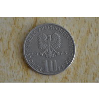 Польша 10 злотых 1975