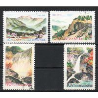 Горы Мёхянсан КНДР 1973 год  серия из 4-х марок