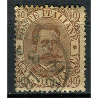 Королевство Италия - 1889 - Король Умберто I 40C - [Mi.50] - 1 марка. Гашеная.  (Лот 80AD)