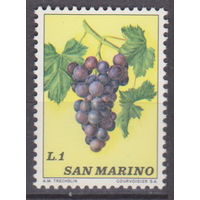 Виноград флора Сан-Марино 1973 год Лот 53 ЧИСТАЯ