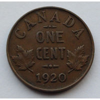 Канада 1 цент. 1920