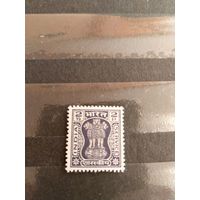 Индия герб служебная марка чистая без клея без дыр (5-1)