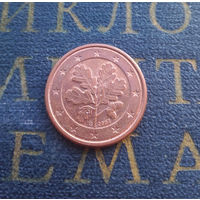 1 евроцент 2002 (G) Германия #08