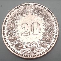 Швейцария 20 раппенов, 1982 (9-7-13(в))