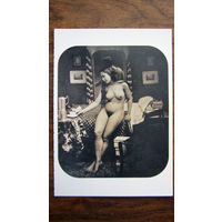 Открытка "Старое эротическое фото". Издание Германии 1994. 11,4 х 16,1
