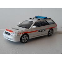 SUBARU LEGACY 2.5 SW. Полиция Швейцарии. 1/43. Полицейские машины мира.