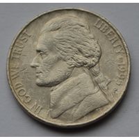 США, 5 центов 1995 г. Р