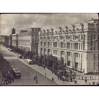 1953 год Минск Проспект имени Сталина