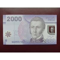 Чили 2000 песо 2016 UNC