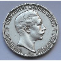 Германия Пруссия, 3 марки 1908 г. А