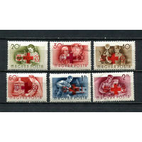 Венгрия - 1957 - Красный крест - [Mi. 1482-1487] - полная серия - 6 марок. MNH.  (Лот 26Ei)-T5P19