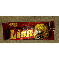 Обертка от шоколада Lion