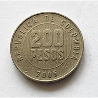 Колумбия 200 песо, 2005
