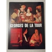 GEORGES DE LA TOUR. ЖОРЖ ДЕ ЛАТУР. Книга-фотоальбом.Большой формат. 1980г.