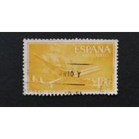 Испания - 1955 - Авиация | Корабли | Парусные корабли | Самолеты. Суперсозвездие и Санта-Мария.