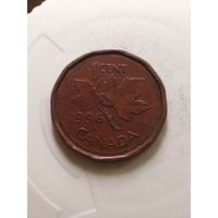 Канада 1 цент 1996 год
