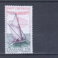 [643] Дания 1996. Парусная лодка. БЕЗ КЛЕЯ.
