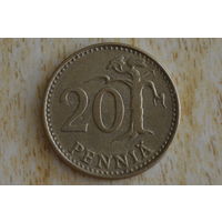 Финляндия 20 пенни 1980