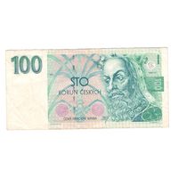 Чехия 100 крон 1993 года. Состояние VF+