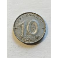 ГДР 10 пфенинг 1952 А