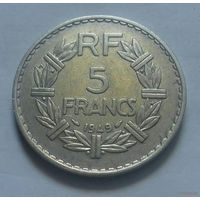 5 франков, Франция 1949 г.
