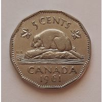 5 центов 1961 г. Канада