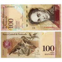 Венесуэла. 100 боливаров (образца 2009 года, P93c, UNC)
