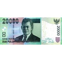 Индонезия 20000 рупий образца 2013 года UNC p151c