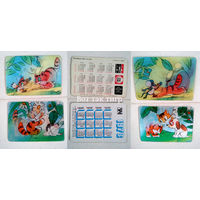 6 пар стерео-календариков из советских мультфильмов, цена за пару (см.фото)