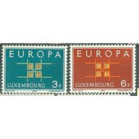 Люксембург 1963 Michel 680 - 681  Европа СЕРТ СЕПТ