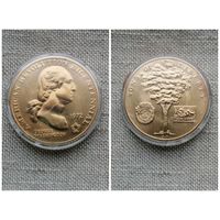 США  1972 Памятная медаль Джордж Вашингтон. 200-летия американской революции.(в запаянной капсуле)