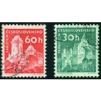 Чехословацкие замки Чехословакия 1960 год 2 марки