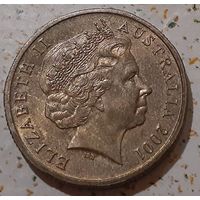 Австралия 1 доллар, 2001 (100 лет армии Отметка монетного двора "C" - Канберра) (5-2-27(в))