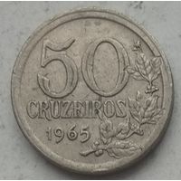 Бразилия 50 крузейро 1965 г.