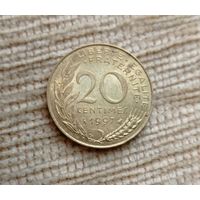 Werty71 Франция 20 сантимов 1997