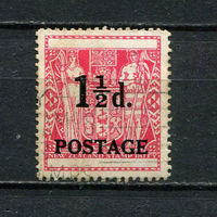 Новая Зеландия - 1950 - Надпечатка 1/2d. POSTAGE - [Mi. 309] - полная серия - 1 марка. Гашеная.  (LOT EQ2)-T10P44