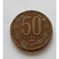 Чили 50 песо, 1998