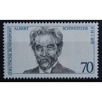 100 лет со дня рождения Альберта Швейцера, Германия, 1975 год, 1 марка