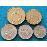 Соломоновы острова. Набор 5 монет 10, 20, 50 центов 1, 2 доллара  2012 года