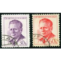 Президент Антонин Новотный Чехословакия 1958 год 2 марки