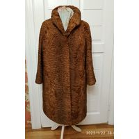 Новая шуба - пальто из меха каракульчи Swakara.Разм 48-50-52